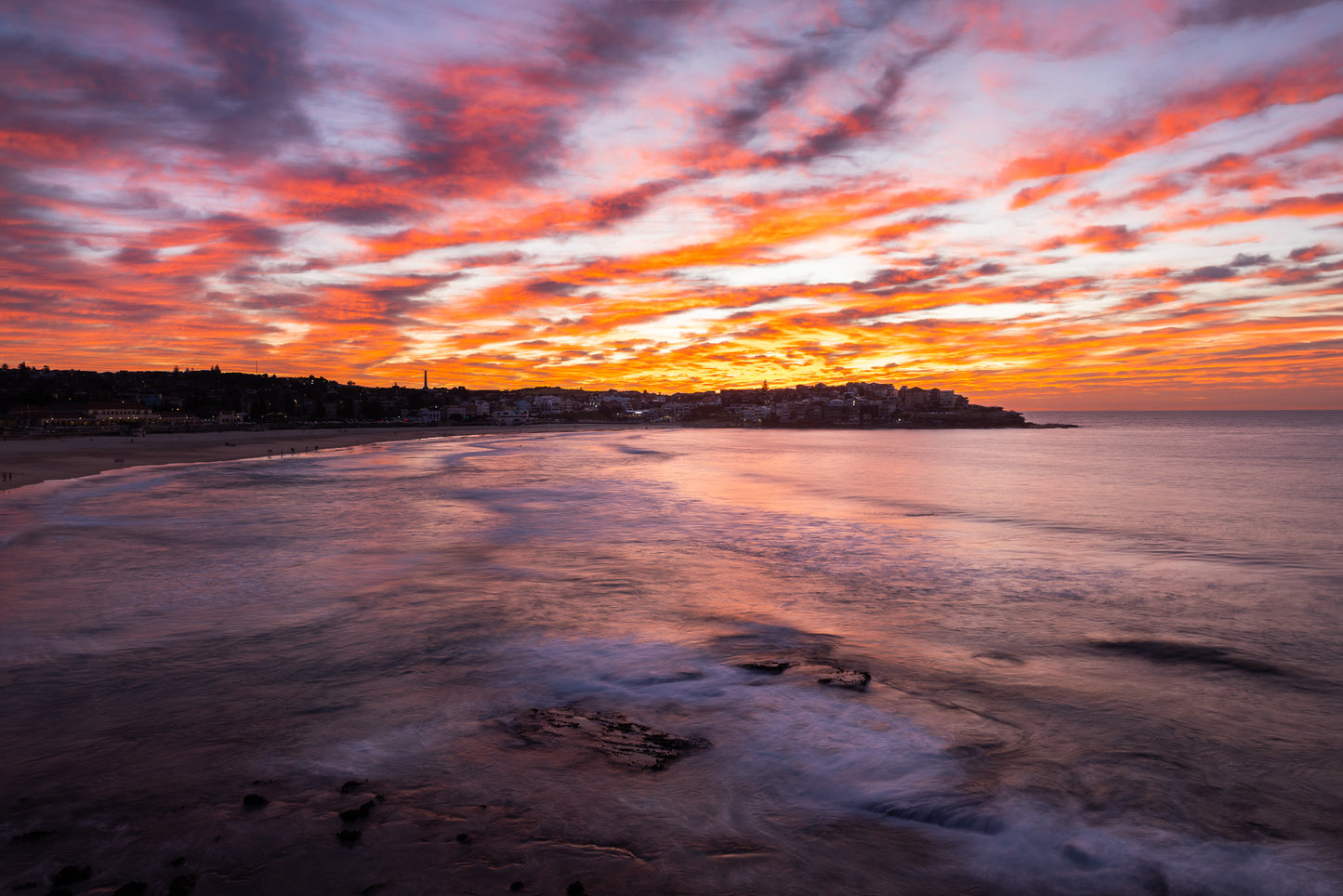 'Bondi Flow Sunrise' Paper Print