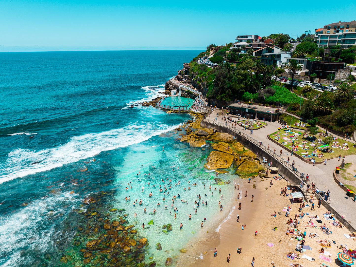 'Bronte Blue Landscape' Paper Print