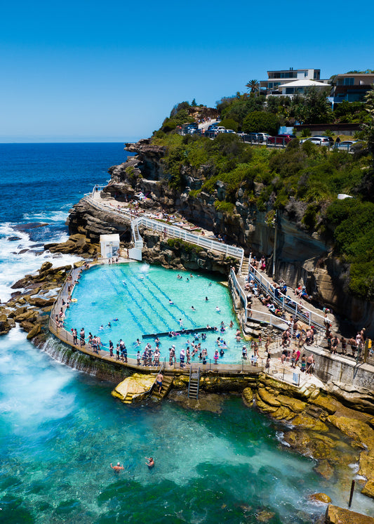 'Bronte Glory' Stretched Canvas Print