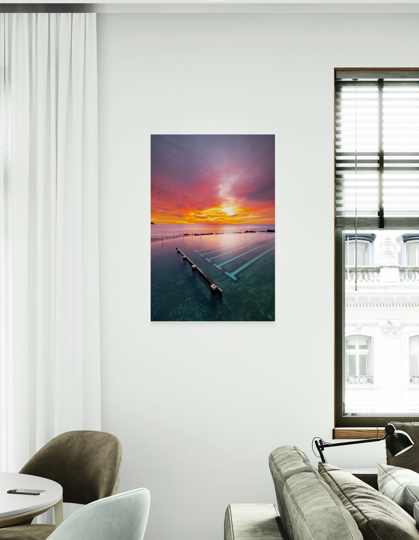 'Bronte Beam' Stretched Canvas Print