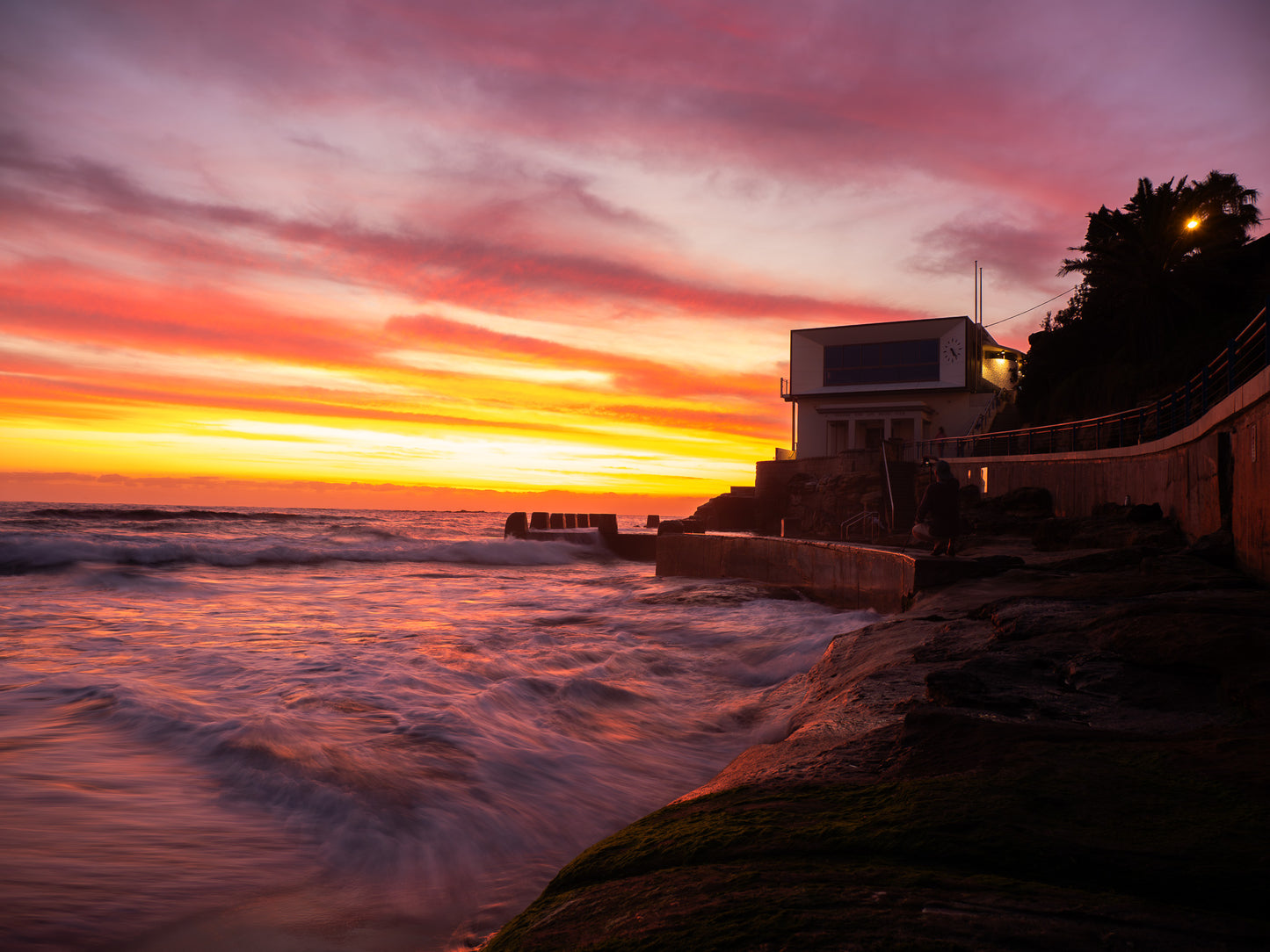 'Coogee Flowing Landscape' Paper Print