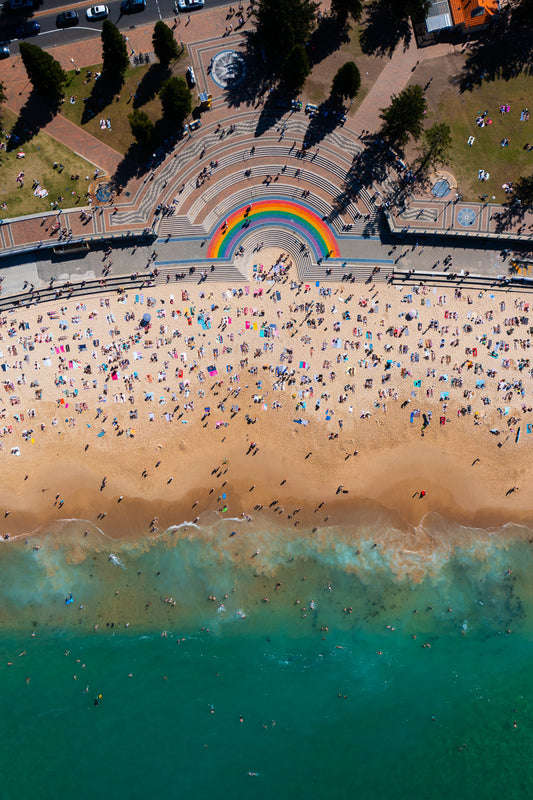 'Coogee Full' Stretched Canvas Print