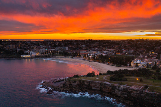 'Coogee Grand' Stretched Canvas Print