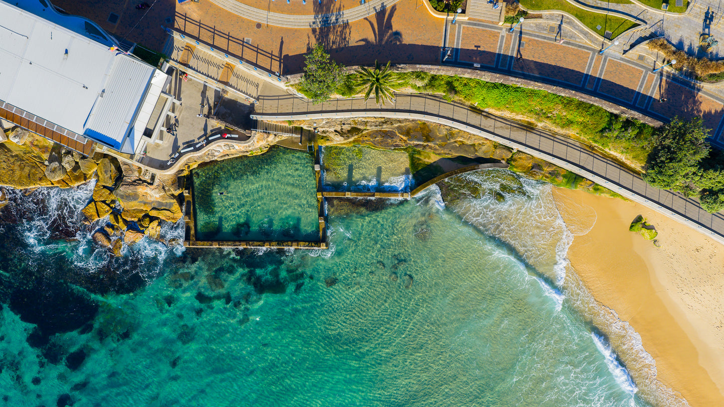 'Coogee Dream' Stretched Canvas Print