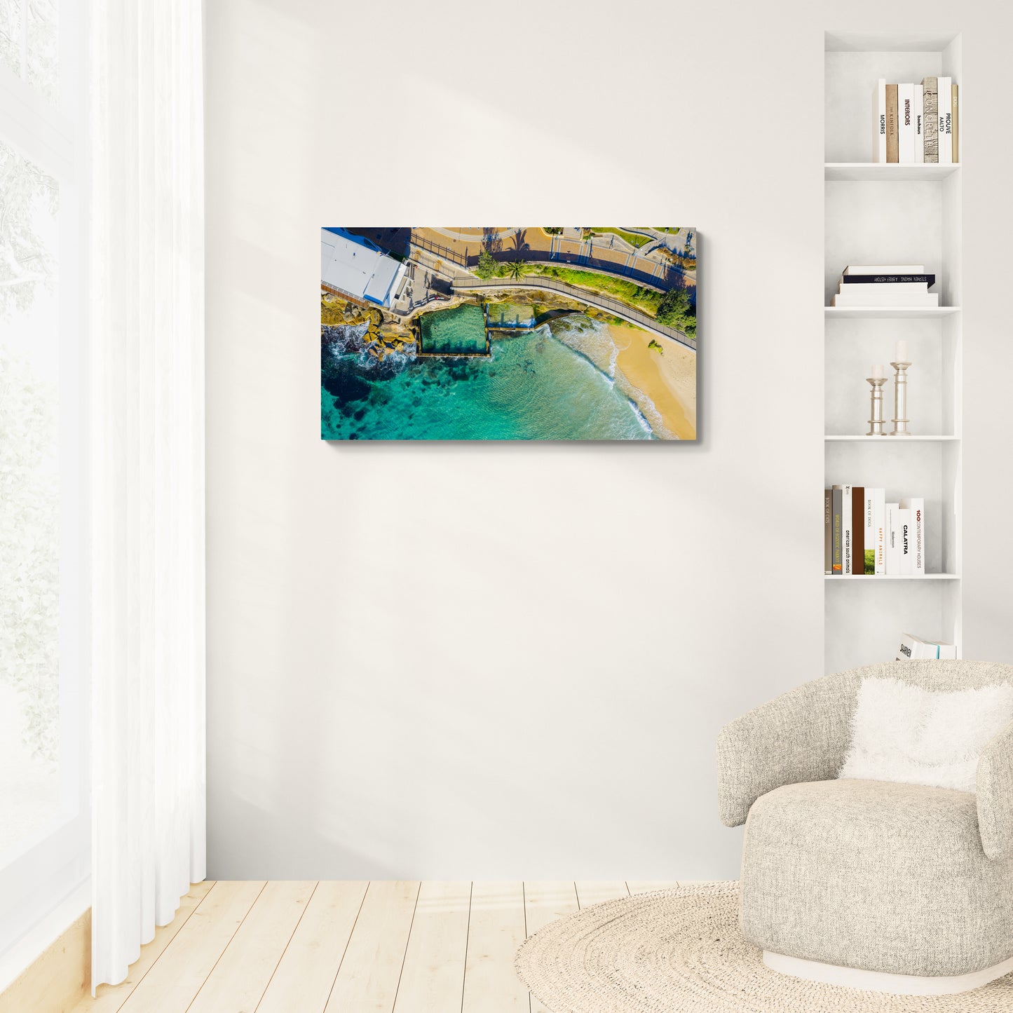 'Coogee Dream' Stretched Canvas Print