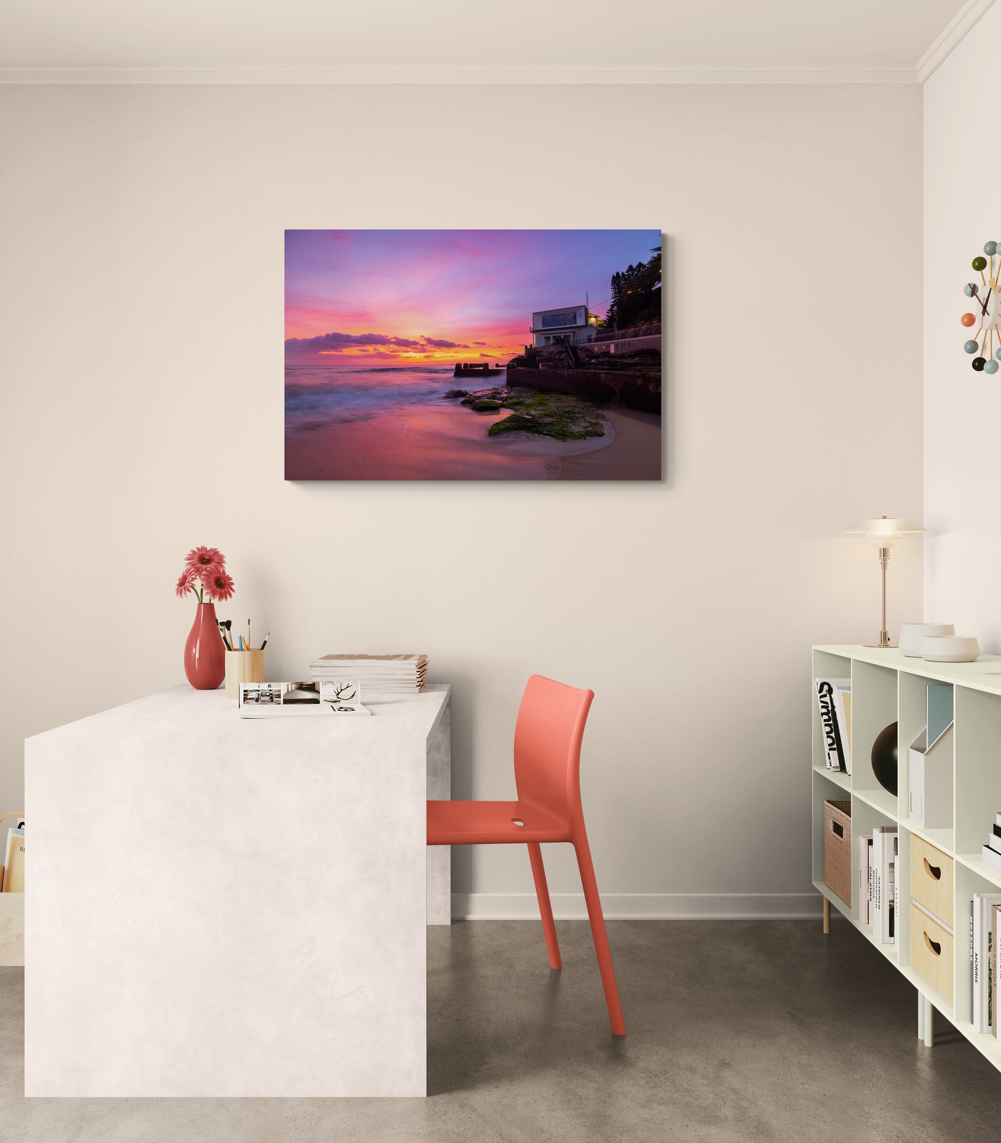'Coogee Flare' Stretched Canvas Print