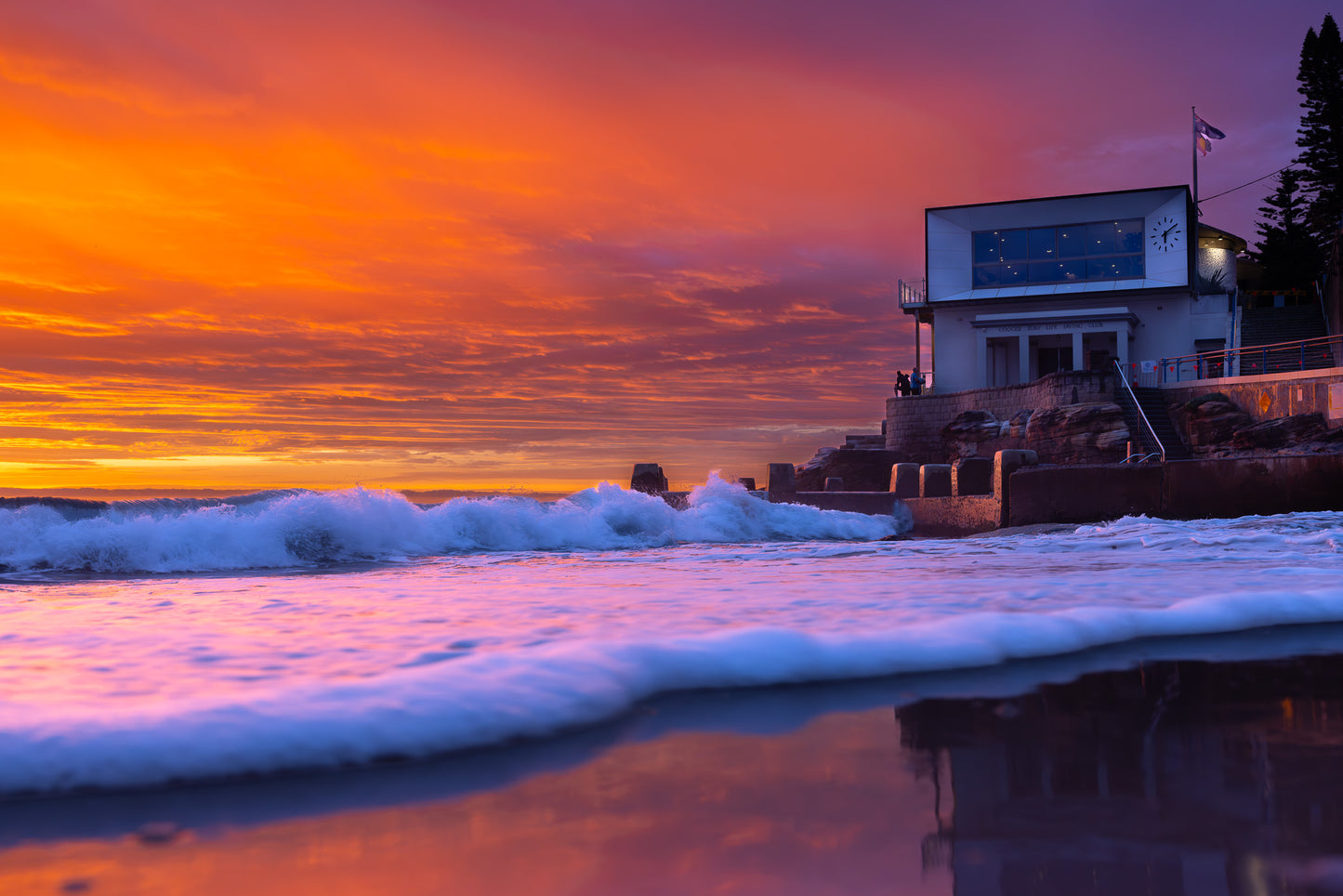 'Coogee Magic' Stretched Canvas Print