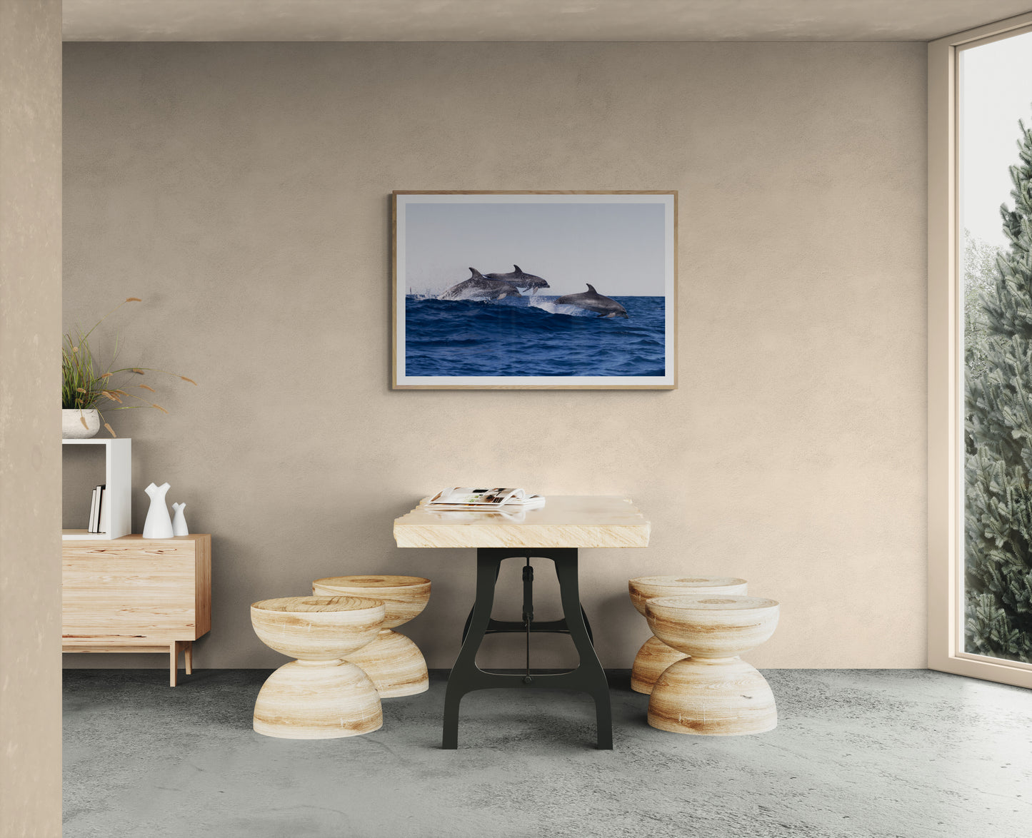 'Dolphin Dream' Paper Print