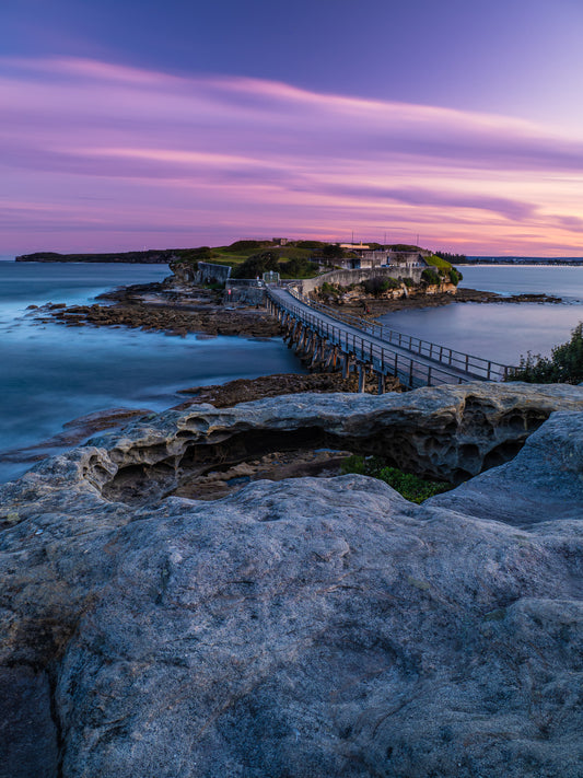 'La Perouse' Stretched Canvas Print