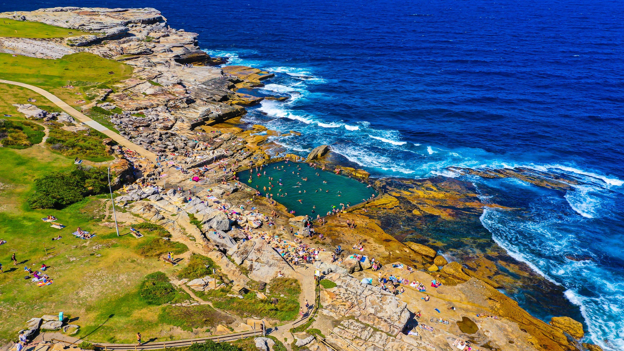 Mahon Pool Camera 'Mahon Pool Summer' Paper Print – Seansperception Photography