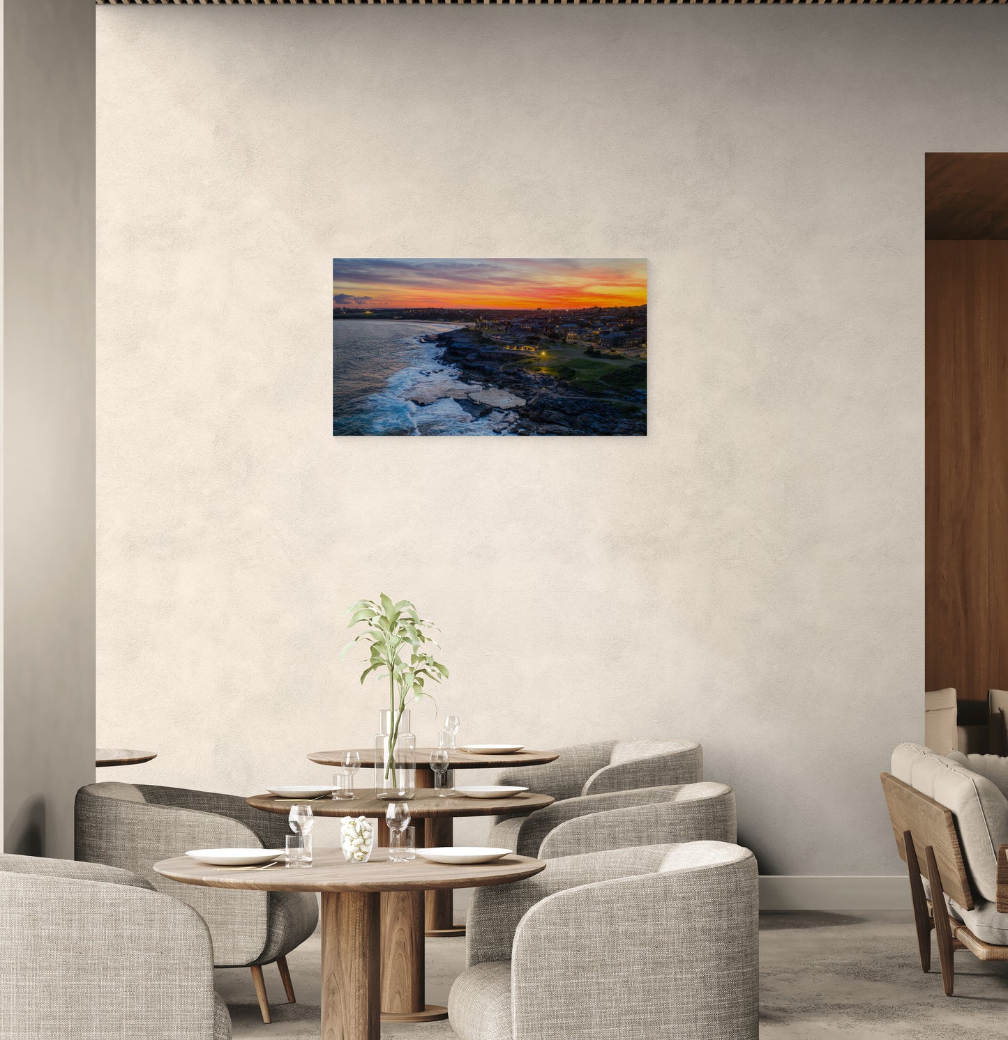 'Maroubra Awe' Stretched Canvas Print