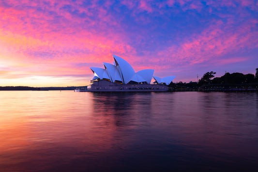 'Opera House Serenity' Paper Print