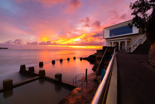 'The Coogee Glow' Paper Print