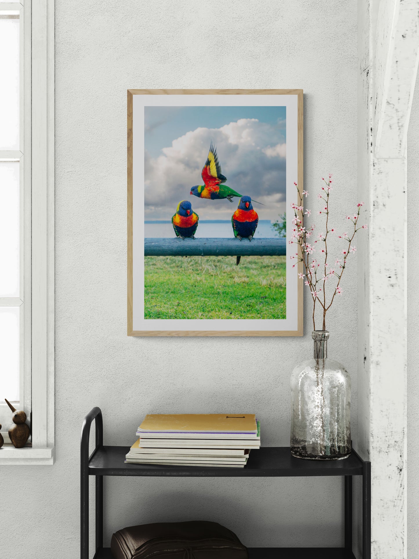 'Three's A Crowd' Paper Print