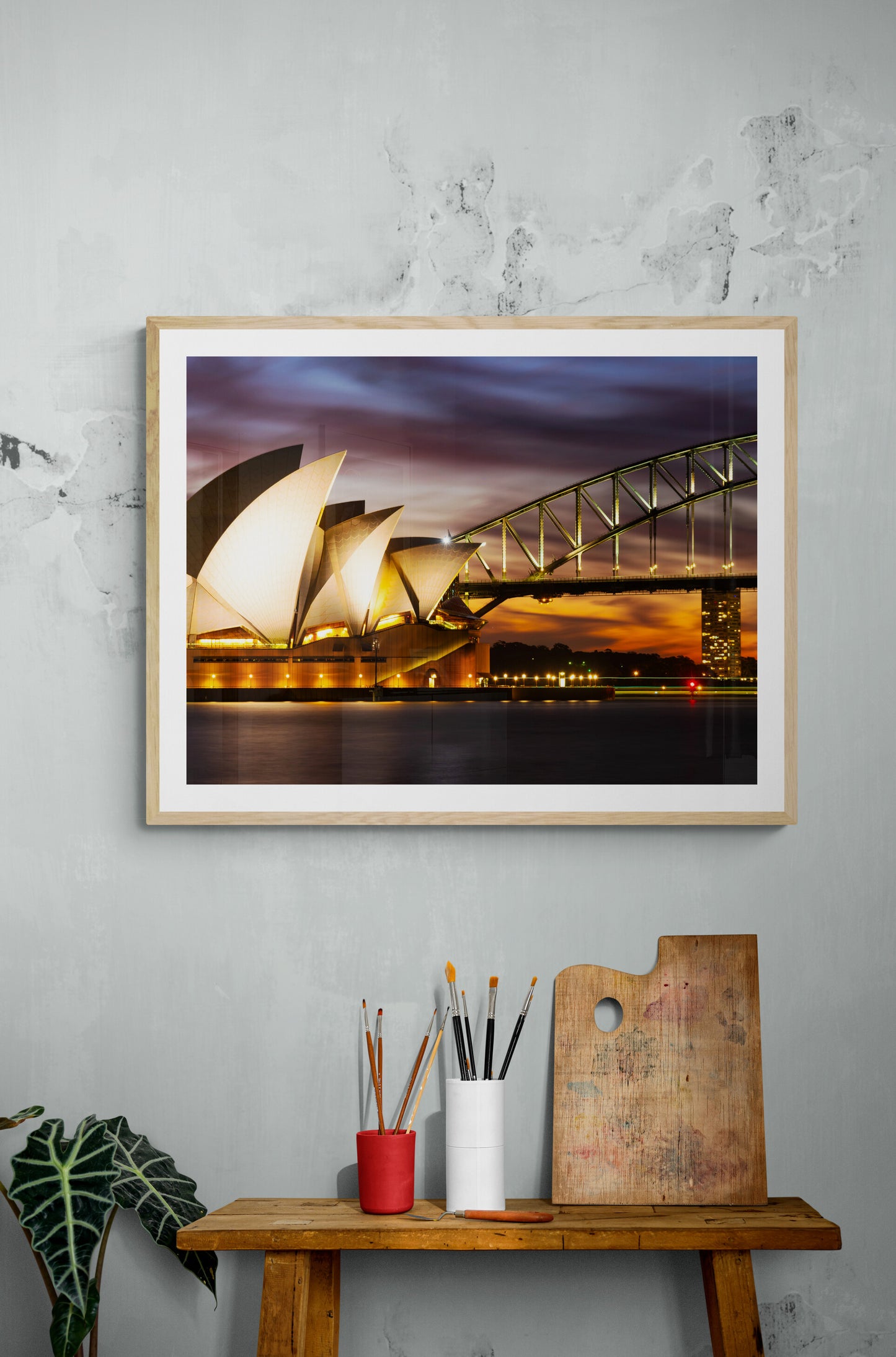 'Sydney Sunset Two' Paper Print