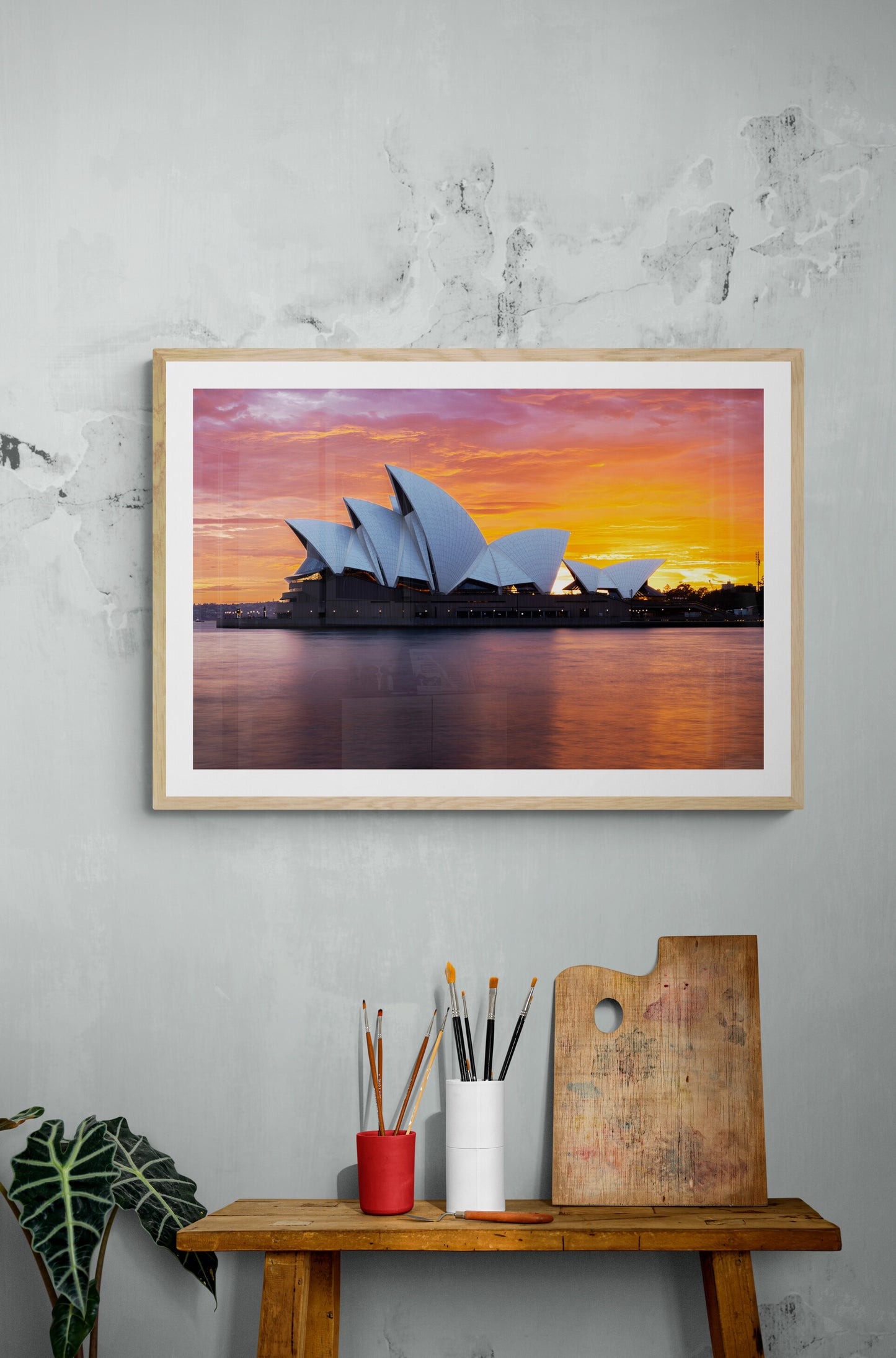 'Opera House Dawn' Paper Print