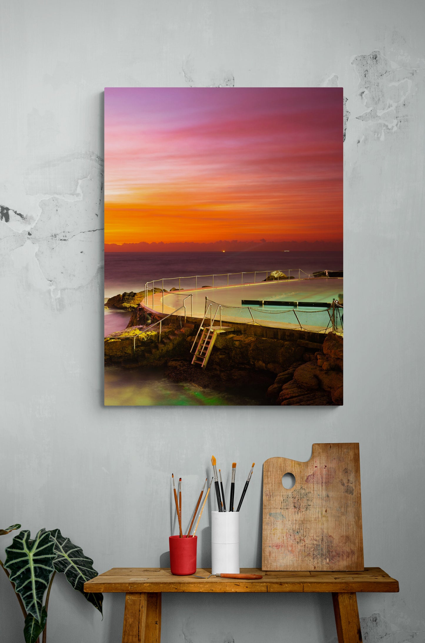 'Bronte Flow' Stretched Canvas Print