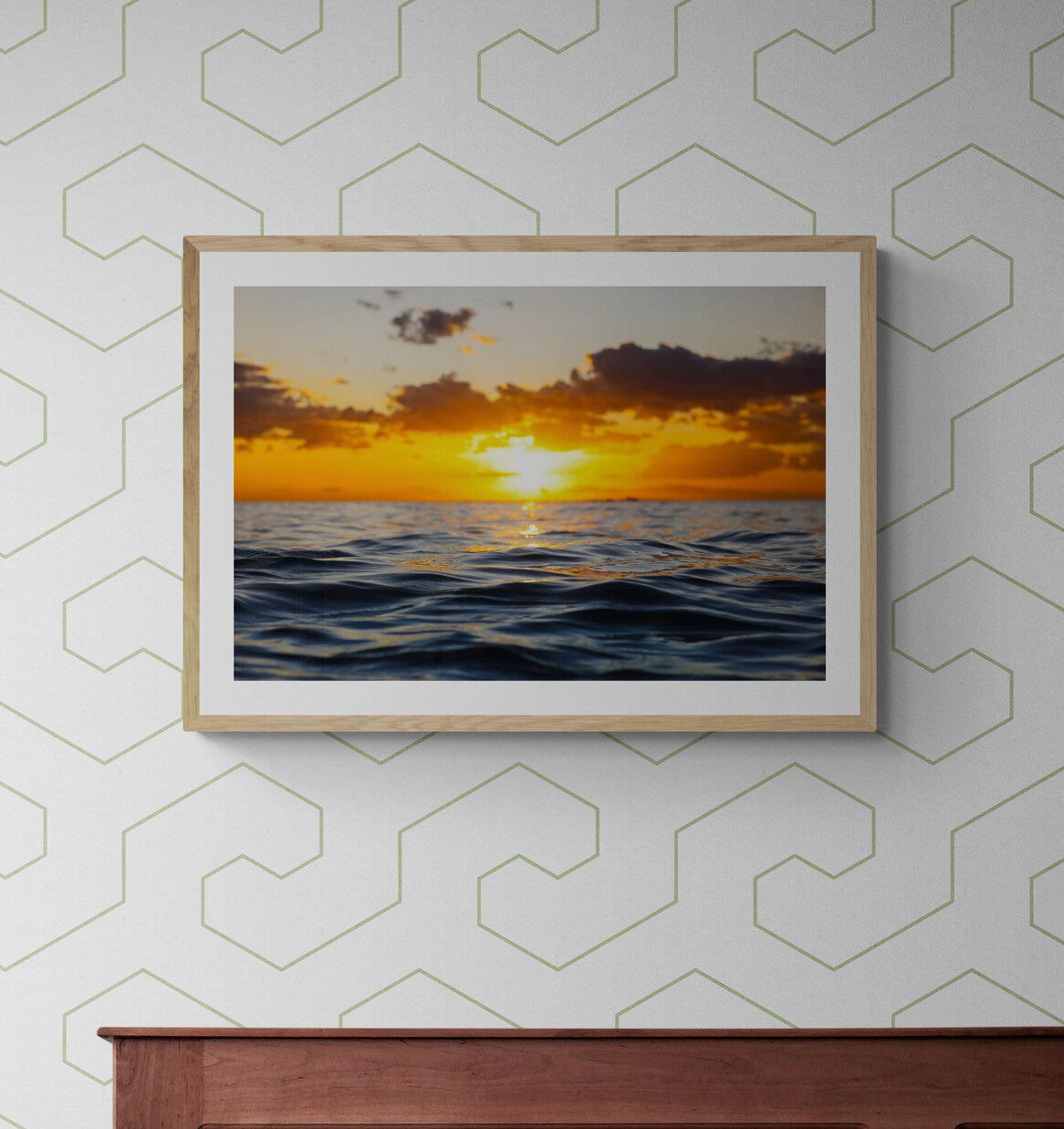 'Ocean Sunrise' Paper Print