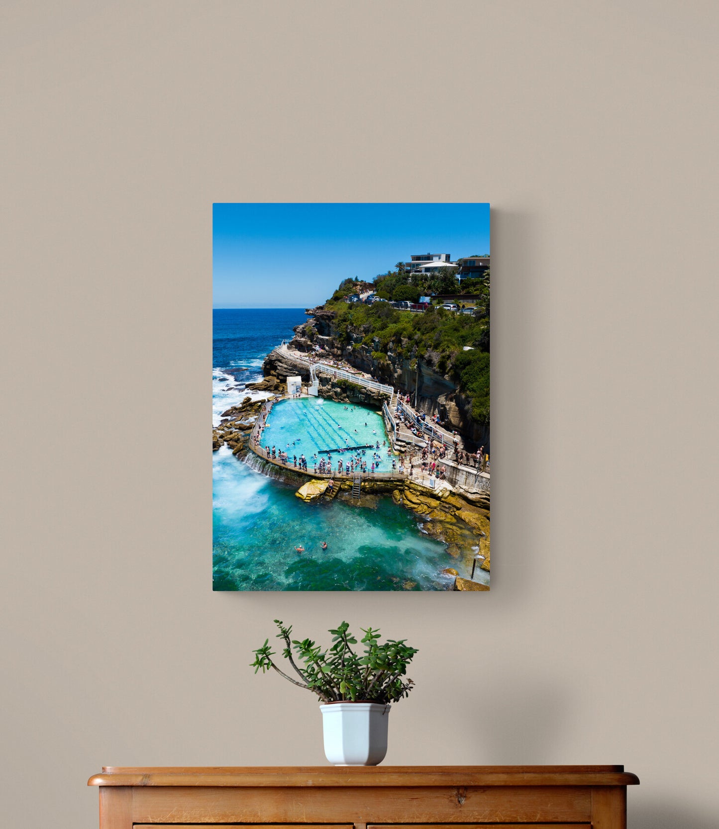 'Bronte Glory' Stretched Canvas Print