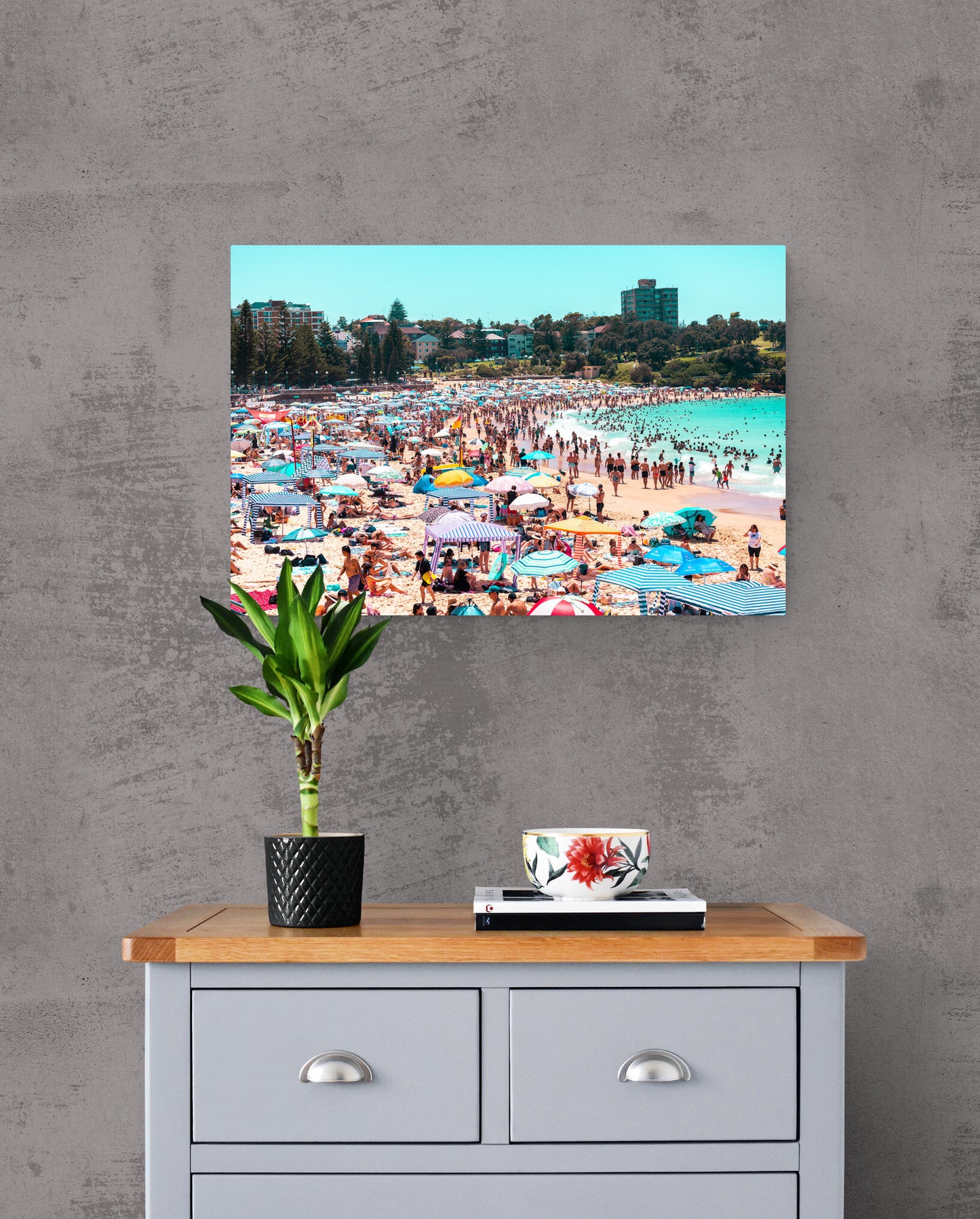 'Coogee Summer Vibes' Stretched Canvas Print