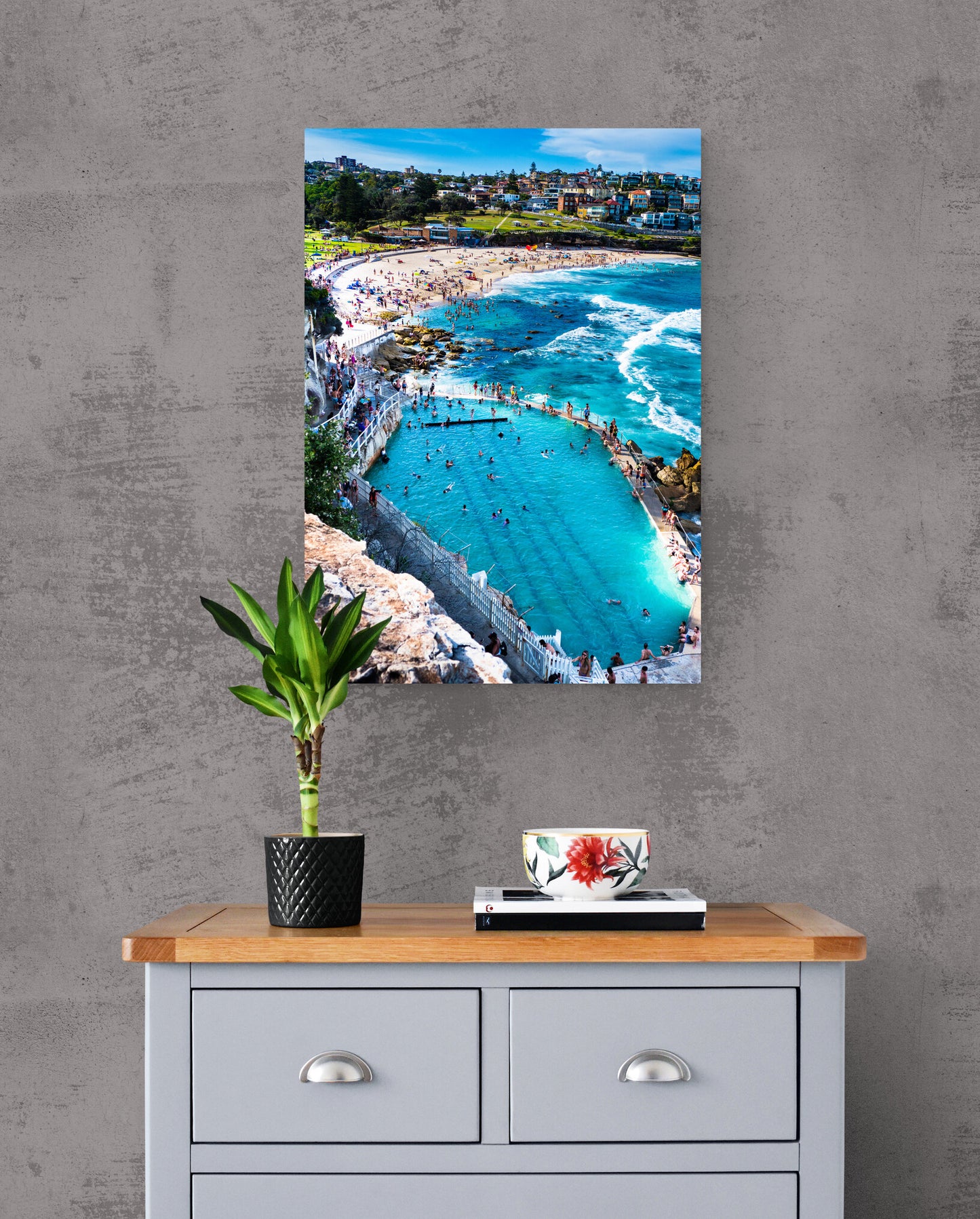 'Bronte Reverse' Stretched Canvas Print