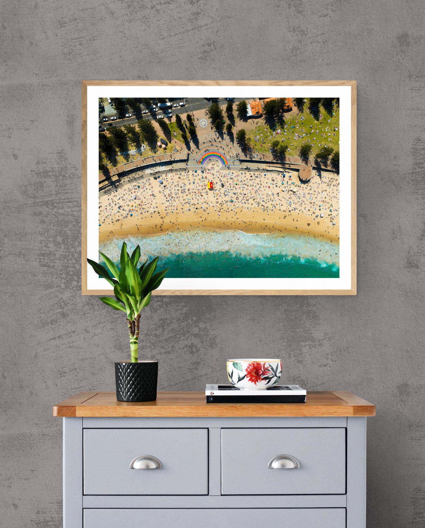 'Coogee Full Landscape' Paper Print